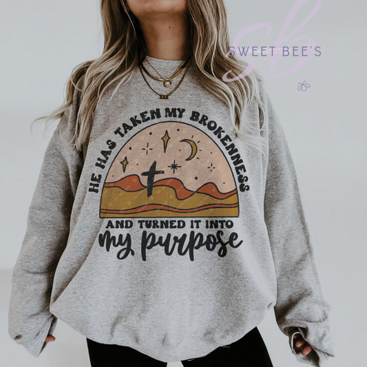 He Has Taken My Brokenness and Turned It Into My Purpose Top